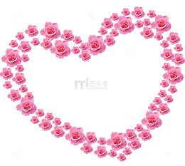 鲜花骈接爱心4