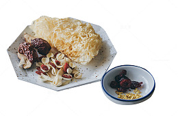 家常银耳甜羹食材