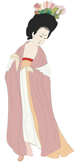 卡通仕女图