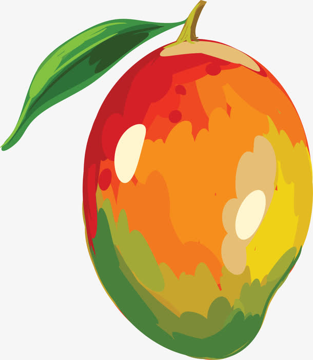 黄色手绘水果素材免费下载_觅元素