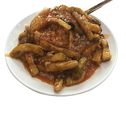 汤汁浓稠的鱼香茄子饭