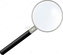 放大镜png矢量素材