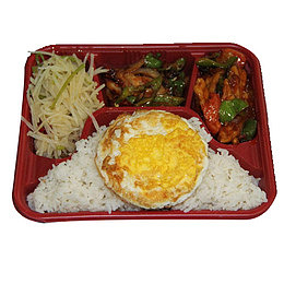 快餐饭之鱼香茄子饭
