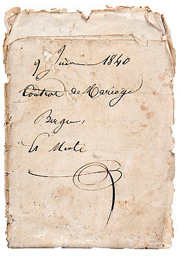 复古做旧字迹纸张