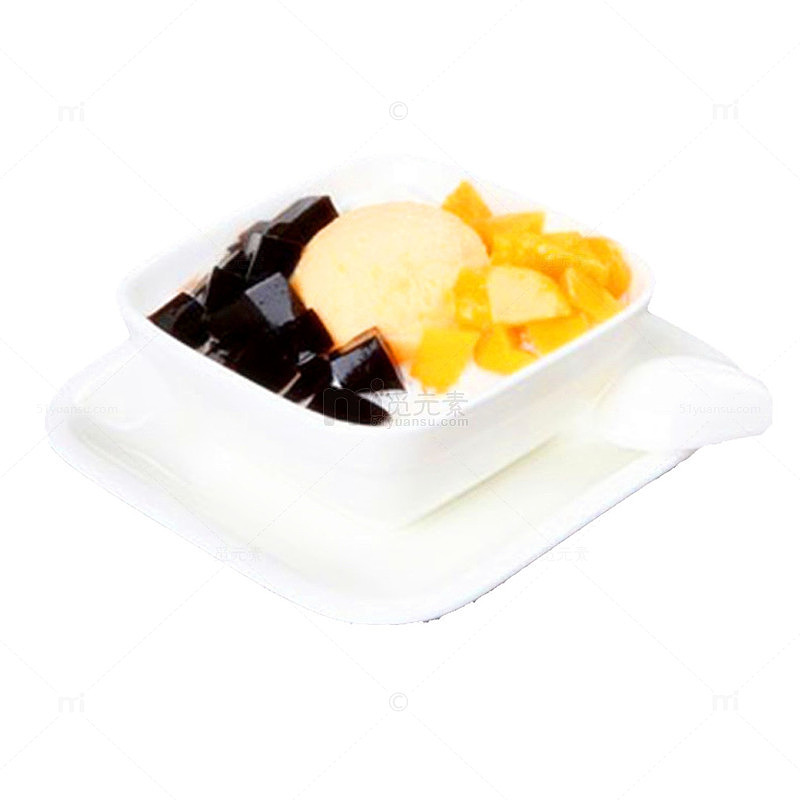 产品实物美味黑凉粉