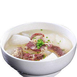 清蒸萝卜牛腩汤