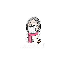 戴口罩的女士