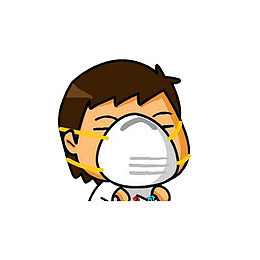 戴口罩的男士