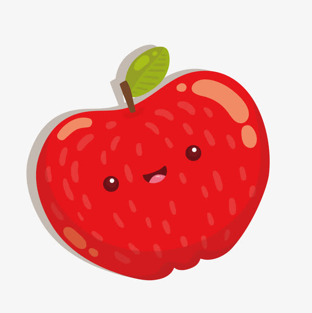 矢量卡通简洁扁平化苹果png