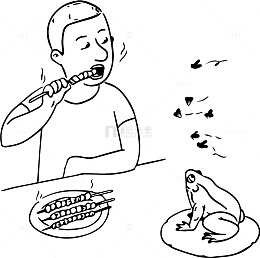 吃烤串的人