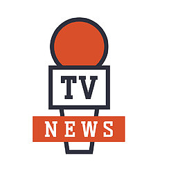 新闻播报话筒简笔画