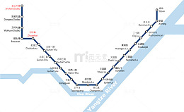 武汉地铁线路图一号线