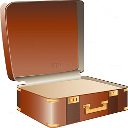 卡通旅行箱素材