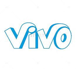 vivo蓝色立体logo