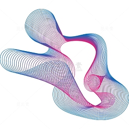 炫彩科技装饰动感线条装饰图