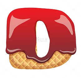 饼干字母D