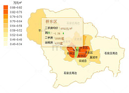 石家庄房价分布图