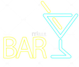 鸡尾酒高脚杯