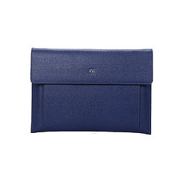 蓝色珍珠纹手拿包