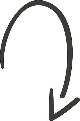 弧形箭头矢量图