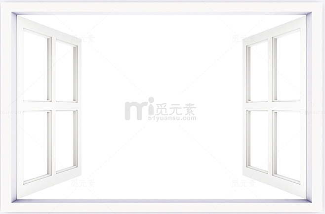 窗户 白色窗户 窗框