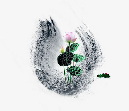 廉洁荷素材_廉洁荷图片元素-觅元素