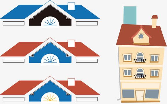 办公楼扁平化png彩色手绘弯曲弧度电影元素epspng戴3d眼镜的观众png