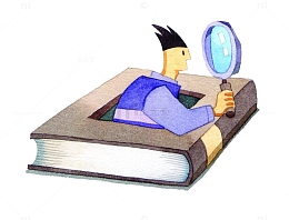 用心观察的男孩