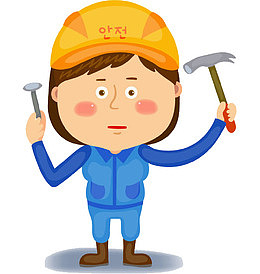 拿工具的女人