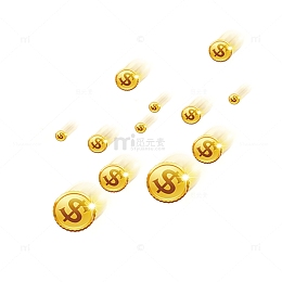 漂浮的钱币