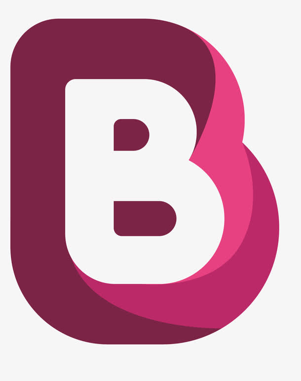 字母b创意字母logo设计