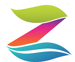 Z型彩色logo设计商标