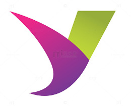 Y型彩色logo设计商标