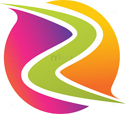 Z型彩色logo设计商标