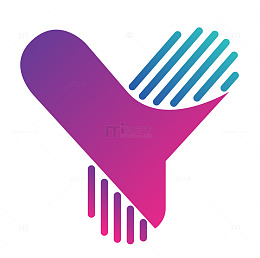 Y型彩色logo设计商标
