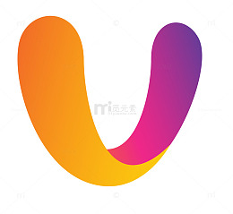 立体V型LOGO图标
