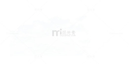 白云漂浮素材