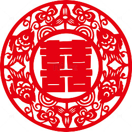 红双喜贴纸