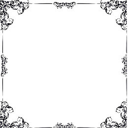 矢量花边边框素材元素