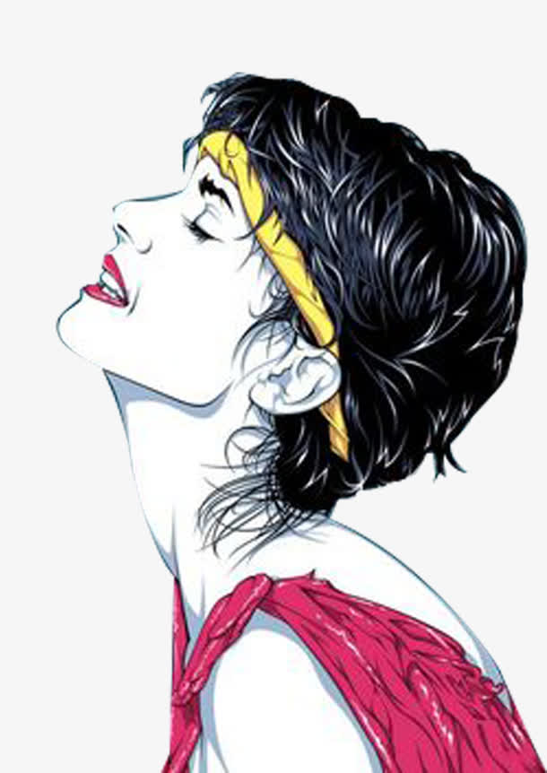 关键词 : 手绘,仰头,创新,短发[声明] 觅元素所有素材为用户免费分享