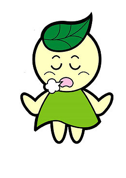 站着叹气的孩子