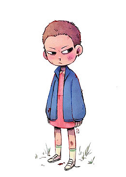 卡通小男孩