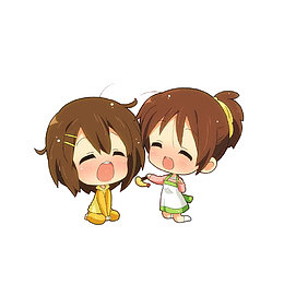 张口等待喂食的女孩