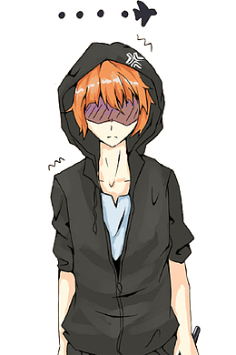 生气的男孩子