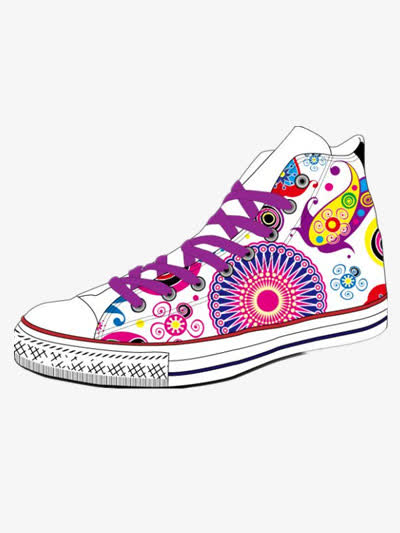 手绘鞋子免抠素材免费下载_觅元素51yuansu.com