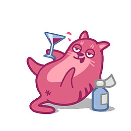 好吃懒做的猫