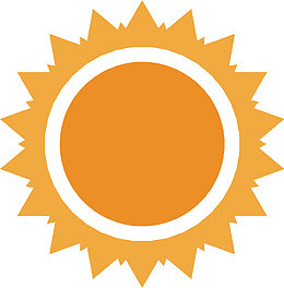 早上的太阳