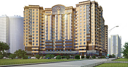 现在高楼建筑物场景