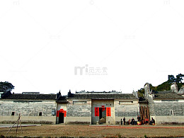 中国特色客家风格建筑PNG