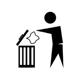 卡通保护环境卫生的PSD分层